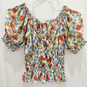 Sienna Sky Multicolor Floral, Blouse Junior XS